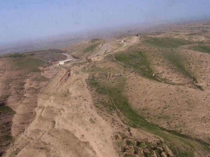 Iraq landscape taken by an American soldier in Charlie Company, 1/252 Army Reserve Battalion.